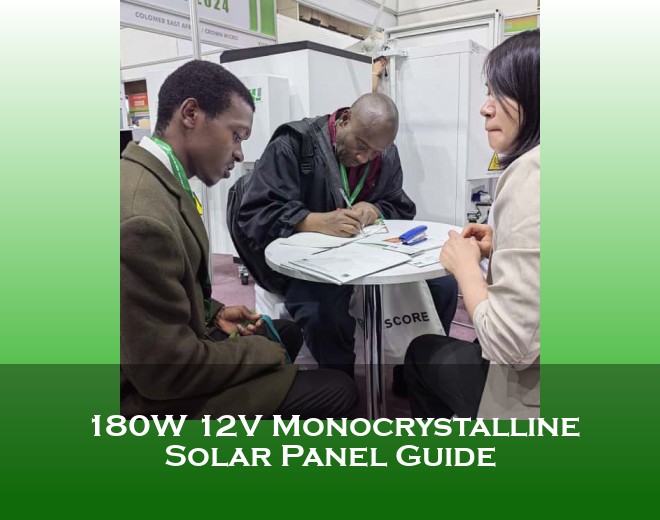 180W 12V Monocrystalline Solar Panel Guide